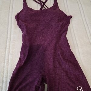 Bombshell Sportswear Purple Jumpsuit